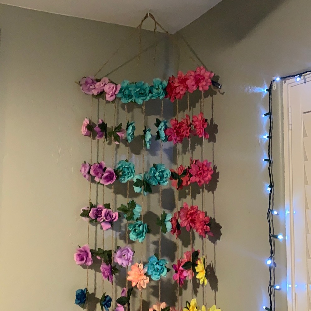 Flower curtain